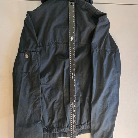 Bench Utility Jacket Men's Medium Full Zip Up Hooded Navy Blue - Picture 11 of 16